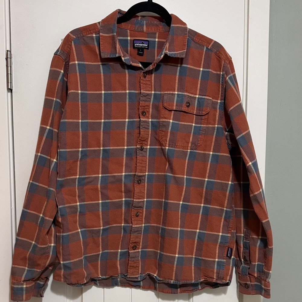 Men's Long-Sleeved Cotton in Conversion Lightweight Fjord Flannel Shirt